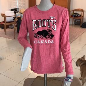 ROOTS long sleeve t shirt